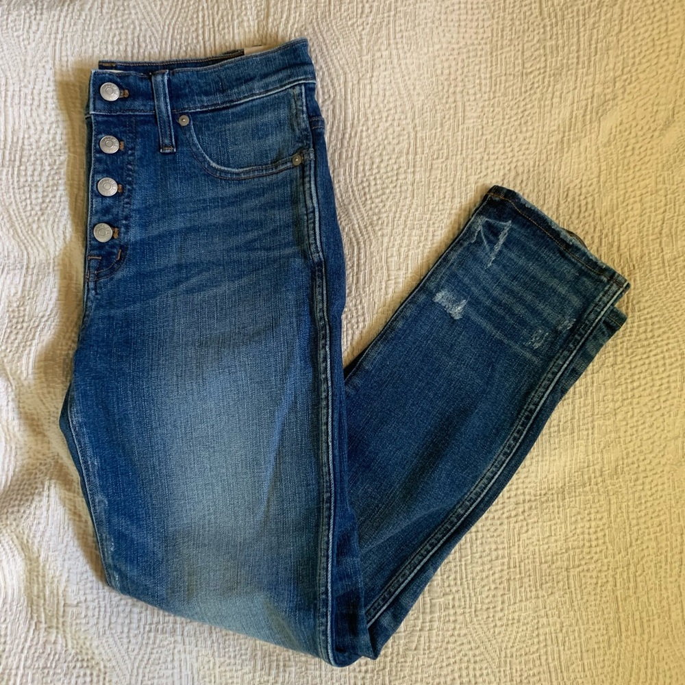 Madewell Slim Straight High Rise Jean